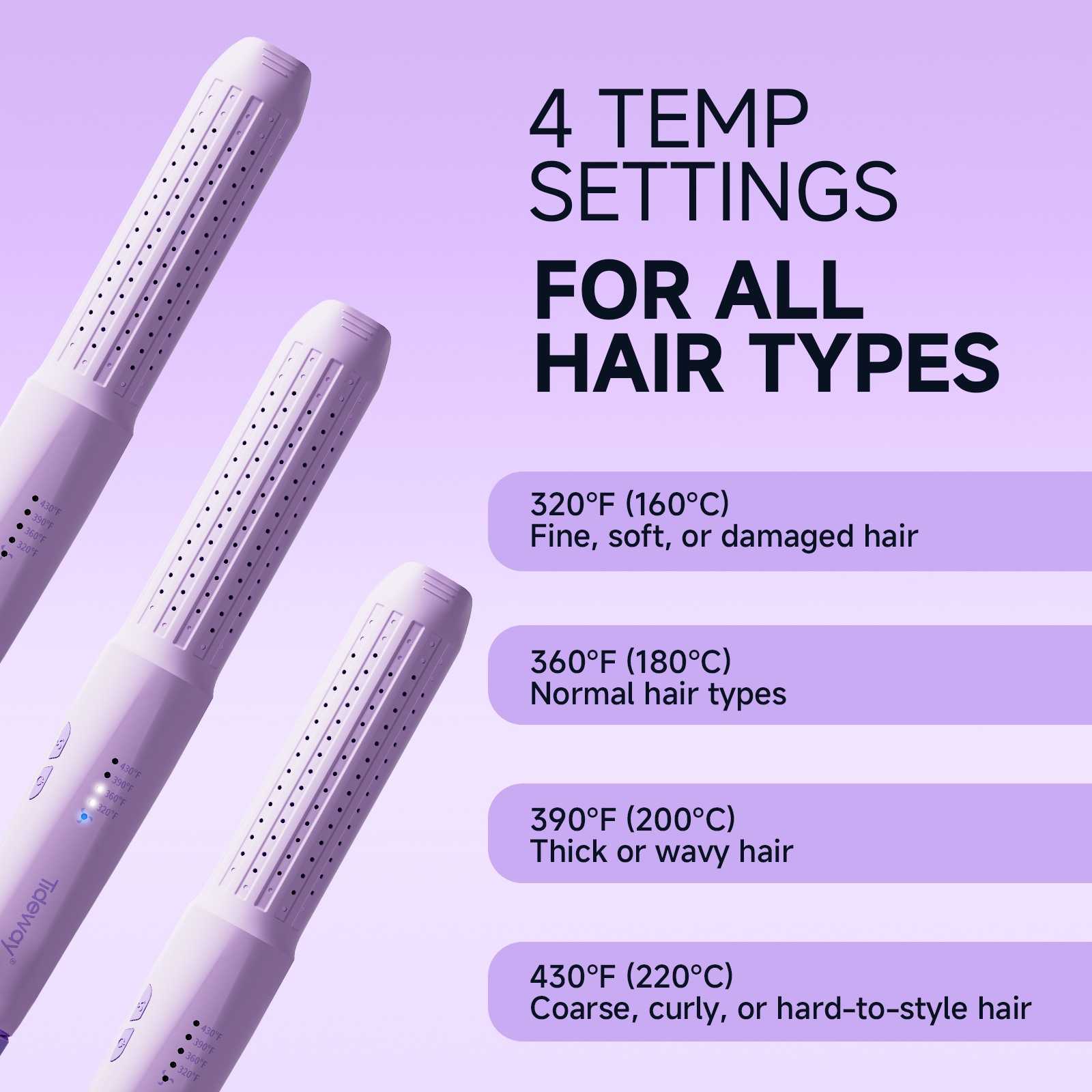 360°Airflow Styler Hair Straightener and Curler