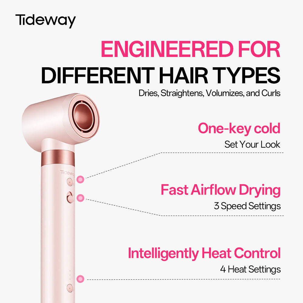 【NEW ARRIVAL】Tideway Prowaver 6-in-1 Ionic Hot Air Styler Wrap