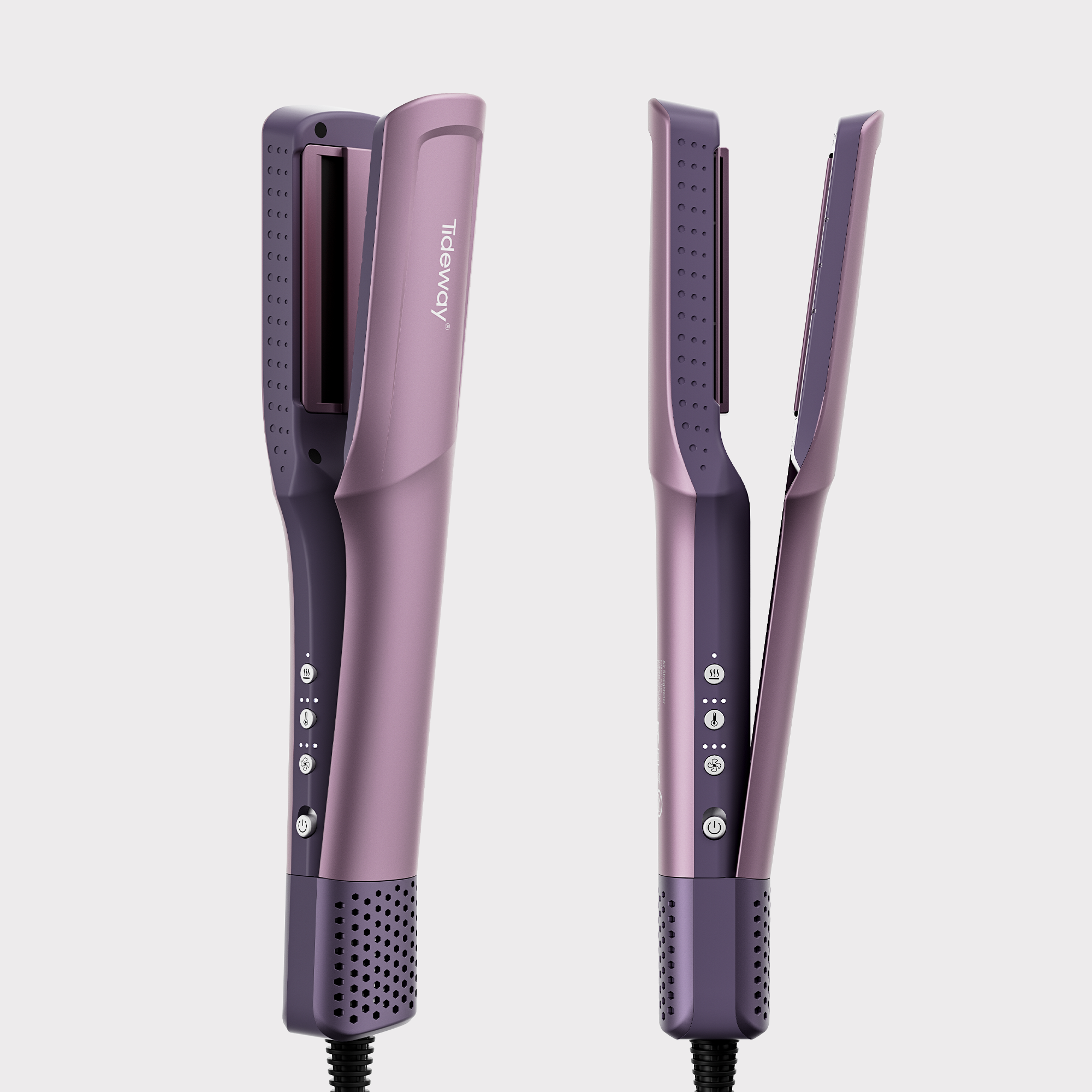 Tideway Purple Infrared Cold Air Hair Straightener