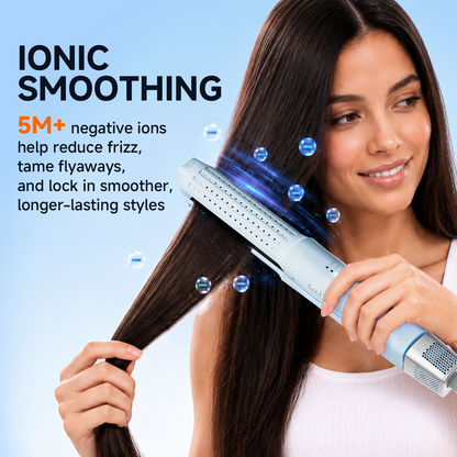 Tideway 360°Airflow Styler Hair Straightener and Curler with Ionic Smoothing