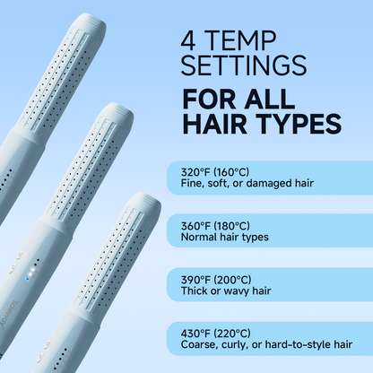 Tideway 360°Airflow Styler Hair Straightener and Curler with Ionic Smoothing