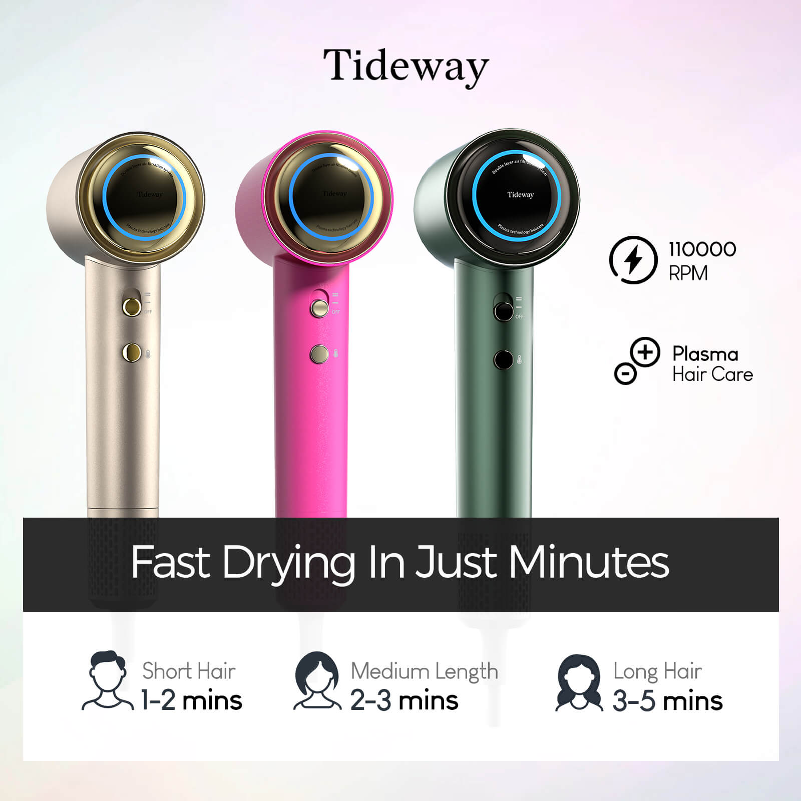 Tideway AURA Edition H11 High-Speed Hair Dryer