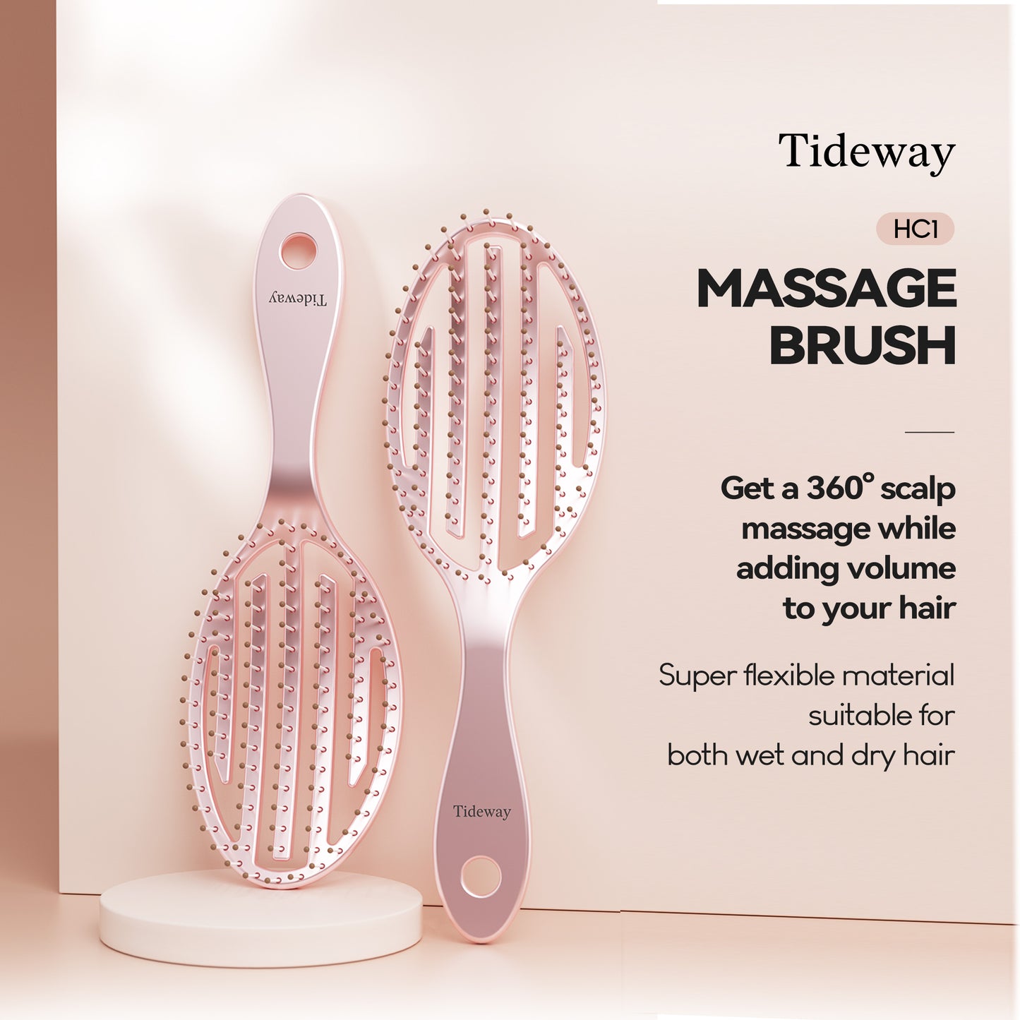 【BLACK FRIDAY & Limited 60% OFF】Tideway Hollow Out Massage Comb HC1