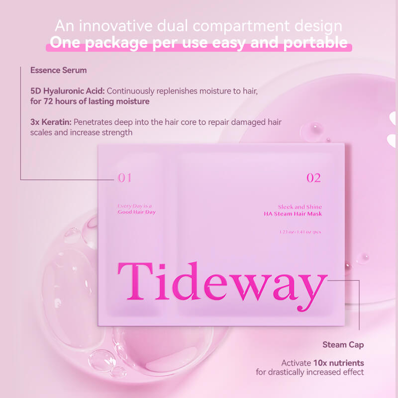 Tideway Sleek & Shine Hyaluronic Acid Steam Hair Mask