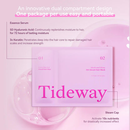 Tideway Sleek & Shine Hyaluronic Acid Steam Hair Mask