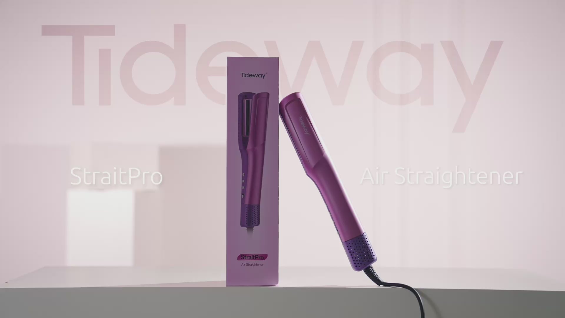 Tideway Purple Infrared Cold Air Hair Straightener